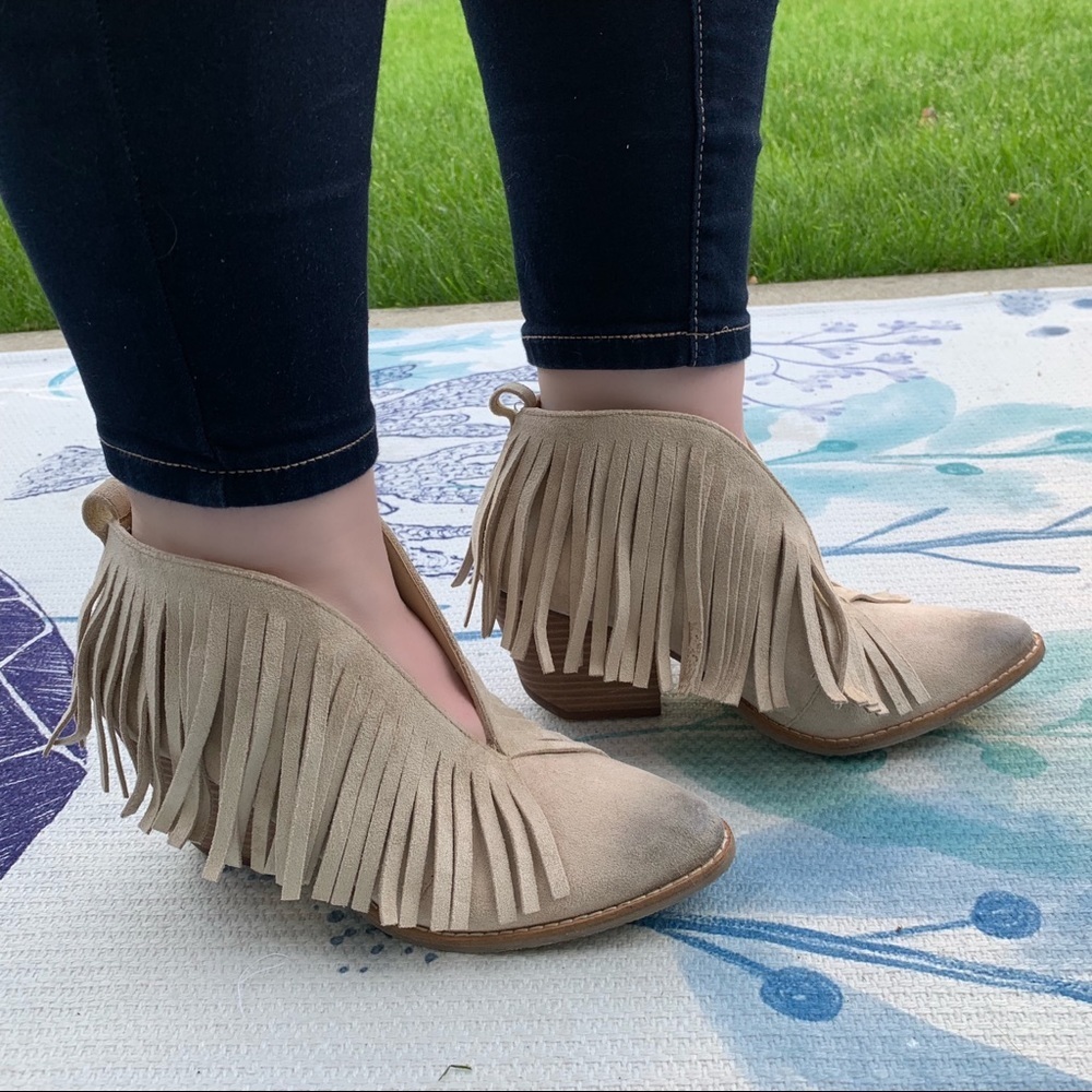 Coconuts By Matisse Lambert Fringe Bootie - Size 9 - image 4